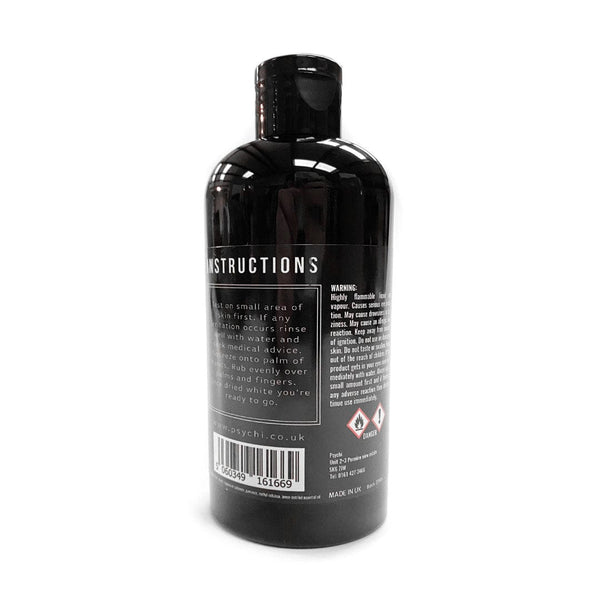 black 250ml bottle of psychi liquid gym chalk