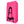A folded up pink bouldering pad with shoulder carry straps measuring 60cm x 110cm x 37.5cm