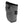 A light grey rock climbing chalk bag with drawstring closure and Pyschi white mountain logo on a black fabric patch