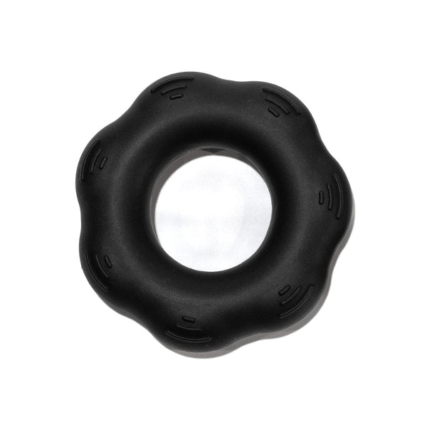 Black difficult resistance grip training ring for climbing and bouldering forearm strength