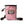 A pink and light green corduroy rock climbing chalk bag with a black waist strap.