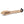 A wooden climbing brush handle with the words 'psychi and hikerdelic' laser cut into the wood.