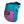 RagBag Chalk Bag - Dark Pink & Green