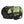 Black belay bag with green mesh side and 'PSYCHI' logo on a white background