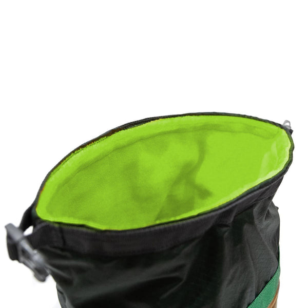 Bouldering Bucket - Khaki Camo & Dark Green (Green Interior)