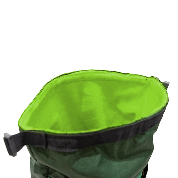 RagBag Bouldering Bucket - Khaki Camo & Green (Green Interior)