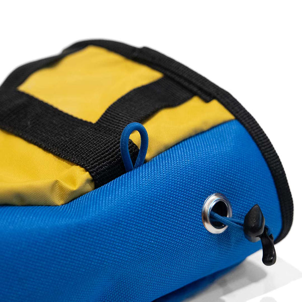 RagBag Chalk Bag - Triple Blue (Yellow Back)