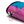 RagBag Chalk Bag - Pink & Blue Corduroy