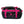 Black and pink rock climbing duffle bag for climbing rock and bouldering with pink mountain logo