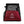 Dark red bouldering bucket chalk bag with white mountain logo