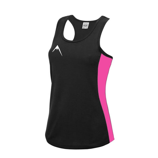 Racerback Vest - Black/Pink