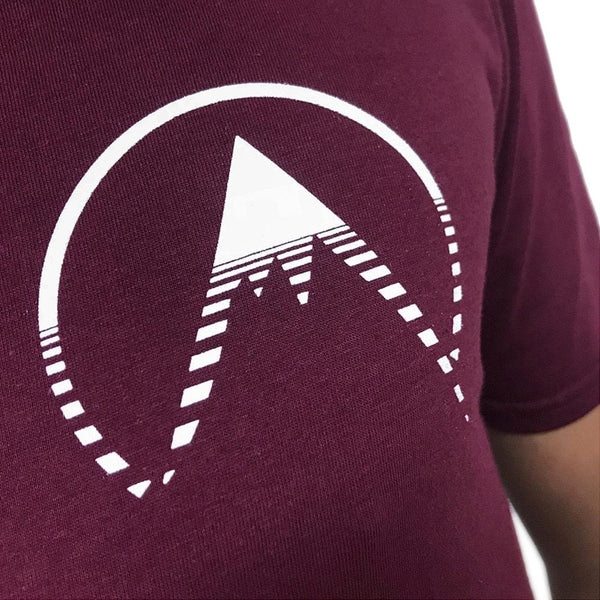 Maroon Psychi Mirage Tee