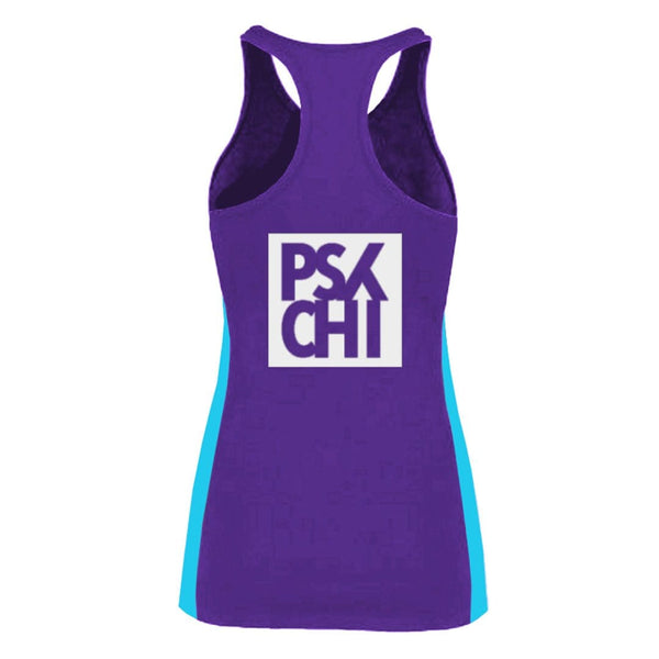 Racerback Vest - Purple/Blue